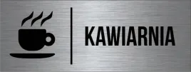 tabliczka-kawiarnia-aluminium-piktogram-srebrna