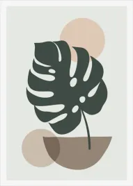 boho-liscie-b2-plakat-plakaty-70x50cm-nowoczesny