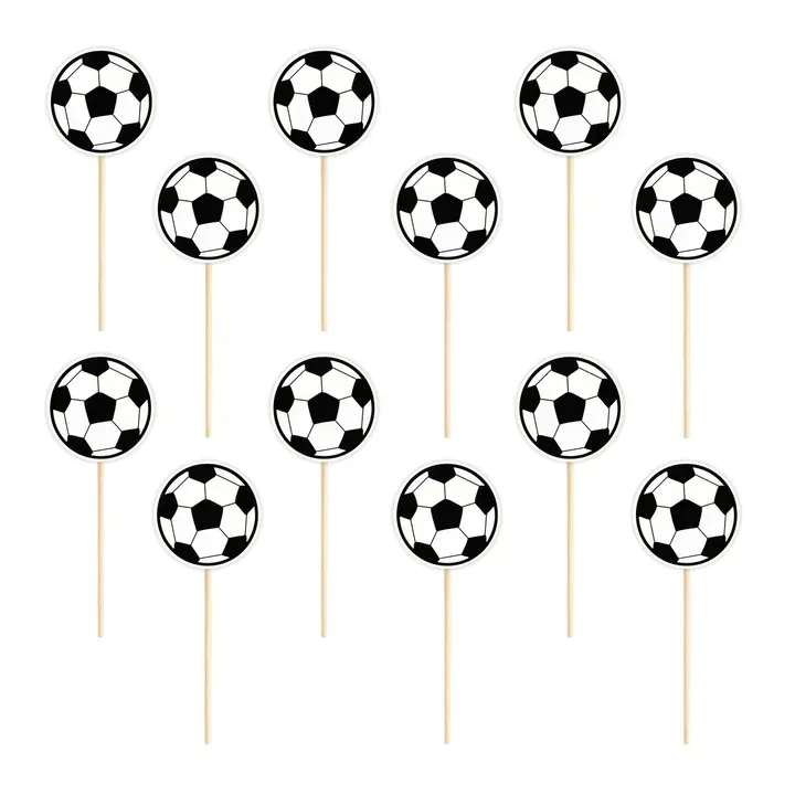 topper-toper-na-tort-toppery-football-pilka-nozna-zestaw-12-szt-urodziny-stan-nowy