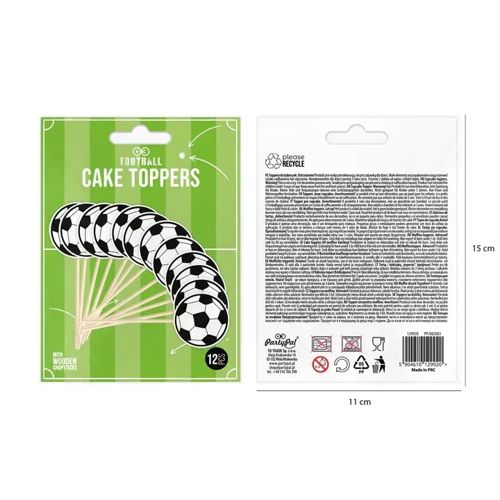 topper-toper-na-tort-toppery-football-pilka-nozna-zestaw-12-szt-urodziny-stan-nowy