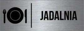 tabliczka-jadalnia-aluminium-piktogram-srebrna