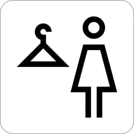 tabliczka-aluminium-piktogram-szatnia-damska-biala-znak-oznaczenie-na-drzwi