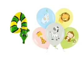 zestaw-balony-lateksowe-zwierzatka-zoo-na-czwarte-urodziny-cyfra-4-waz
