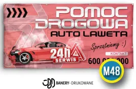 baner-reklamowy-2x1-projekt-gratis-pomoc-drogowa-auto-laweta-reklama