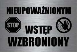 tabliczka-nieupowaznionym-wstep-wzbroniony-20x30