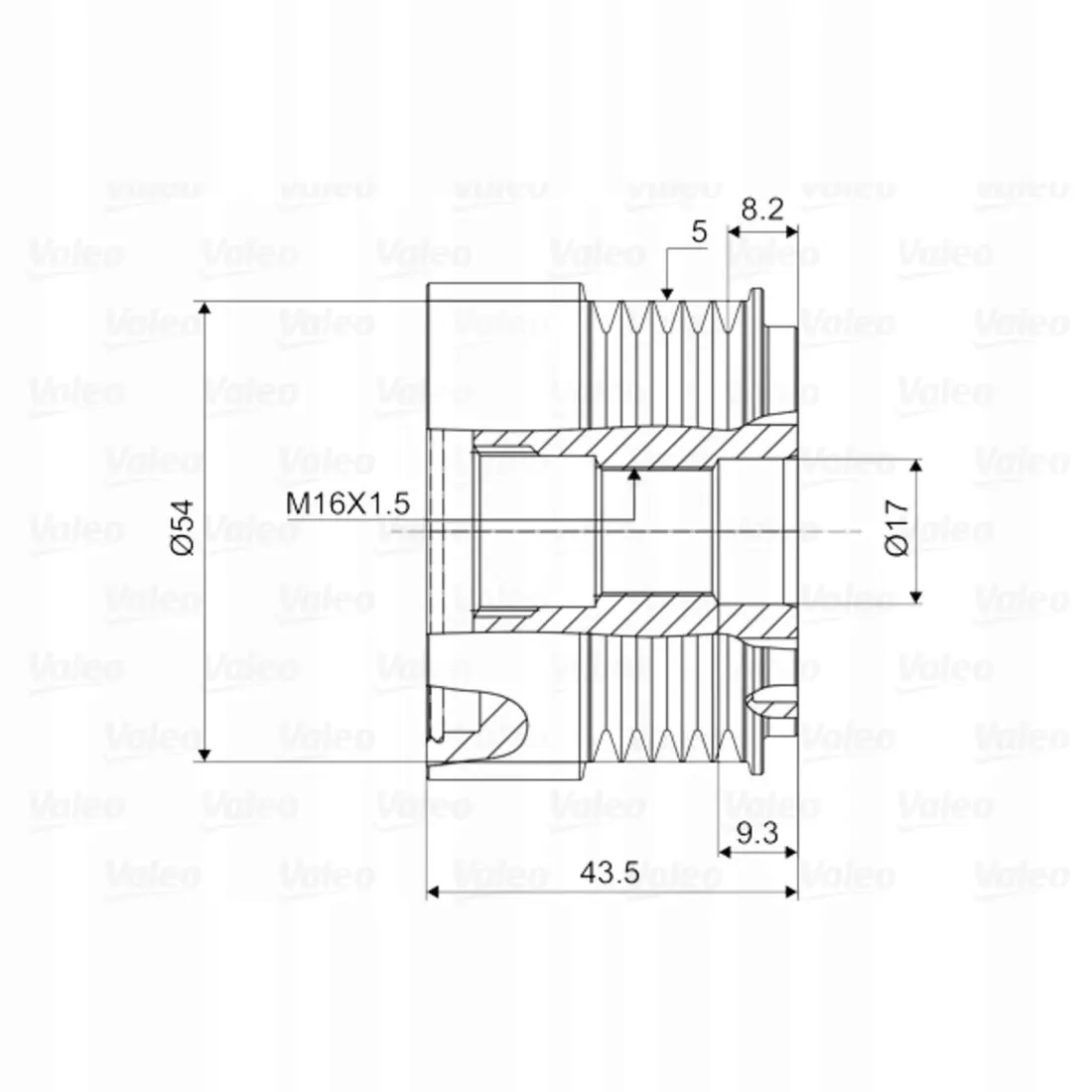 kolo-pasowe-alternatora-valeo-588007