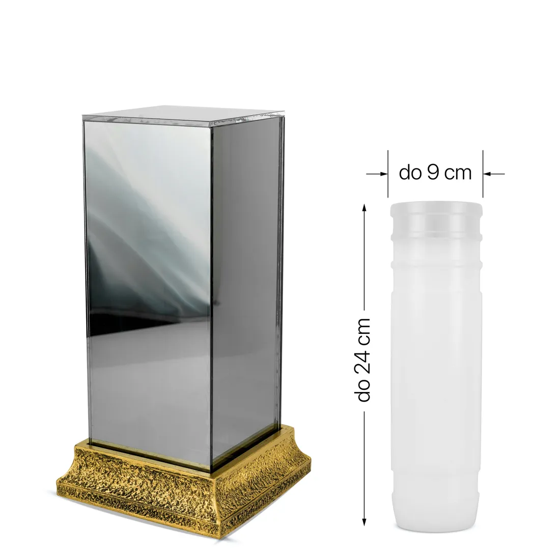 znicz-lustrzany-3d-znicz-kapliczka-ekskluzywny-lampion-265-cm-zloty-grafit