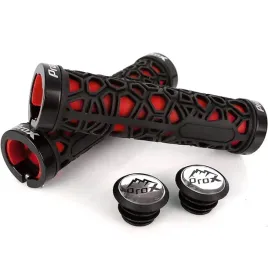 chwyty-rowerowe-prox-czerwono-czarne-130mm-skrecane