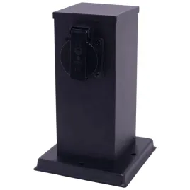 slupek-elektryczny-zasilajacy-ogrodowy-20-cm-2-gniazda-eko-light