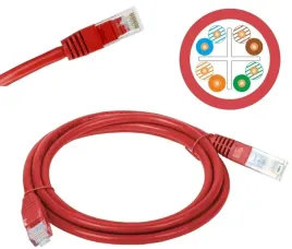 alantec-kabel-sieciowy-utp-kat-6-czerwony-1m-5szt