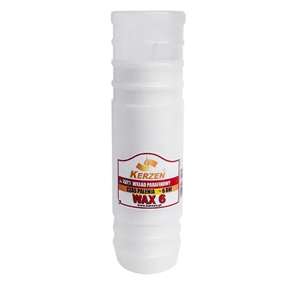 WKŁADY DO ZNICZY KERZEN WAX 6 (24szt)