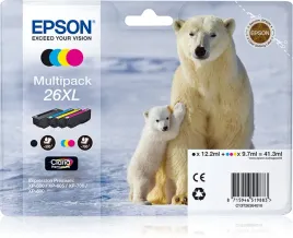 epson-polar-bear-multipack-4-colours-26xl-claria-premium-ink