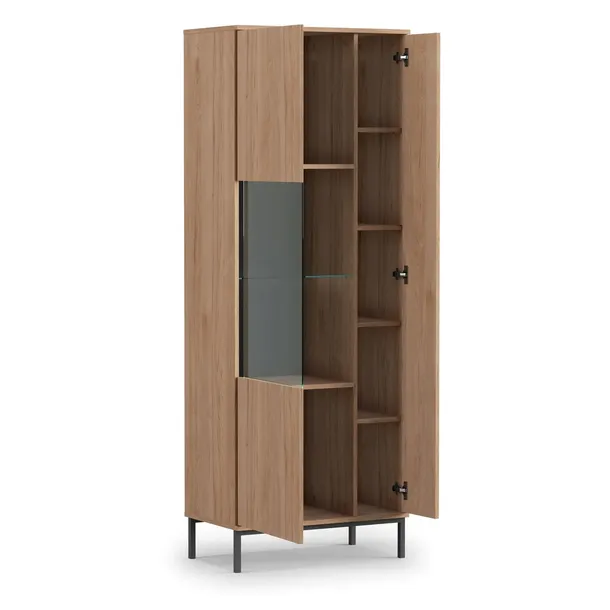 witryna-loft-quarte-dab-hickory-stan-nowy