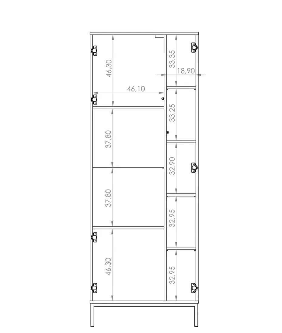 witryna-biala-loft-quarte-stan-nowy