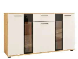 nowoczesna-komoda-kuba-biala-dab-artisan-140cm