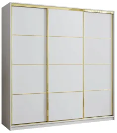 szafa-przesuwna-200-cm-gold-new-trzydrzwiowa-z-polkami-i-szufladami