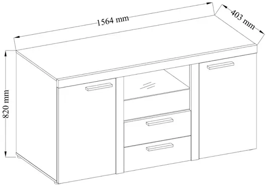 nowoczesna-komoda-samba-grafit-dab-lefkas-156-cm