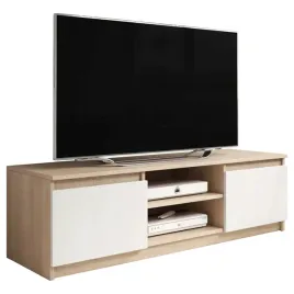 szafka-rtv-stolik-120-cm-dab-sonoma-bialy-bingo