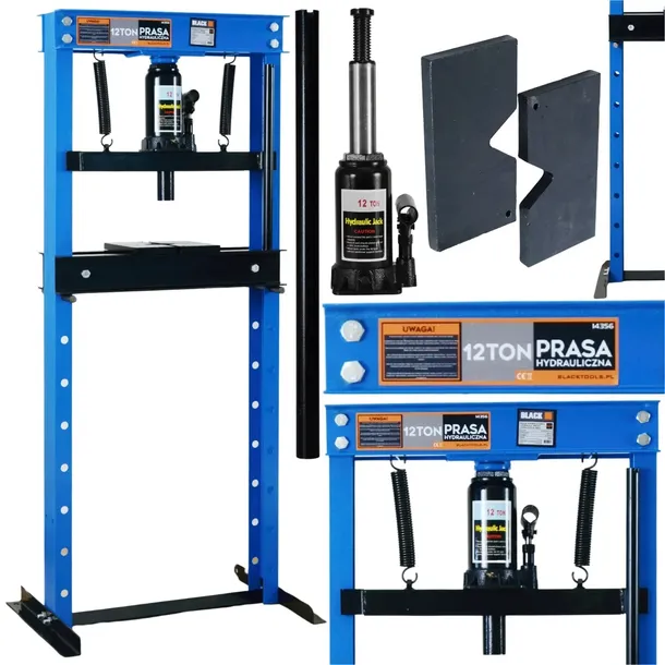 PRASA HYDRAULICZNA 12T WARSZTATOWA + PRYZMY BLACK PROMO WEEKEND