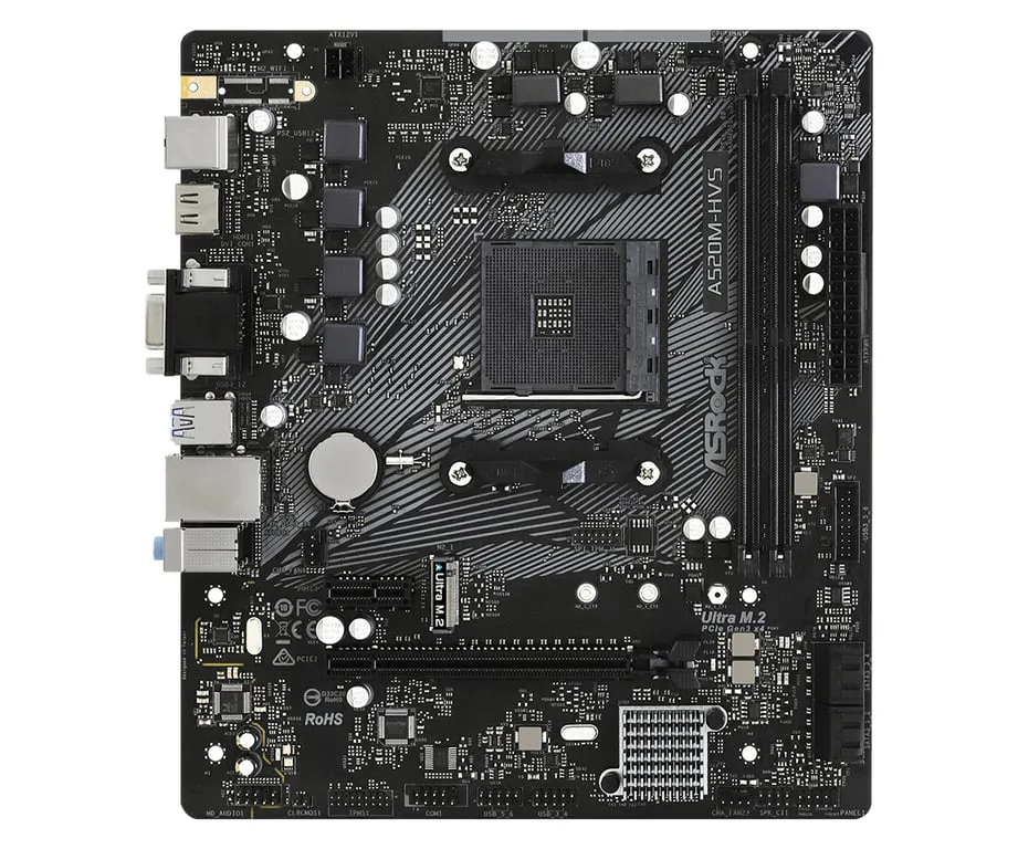 asrock-a520m-hvs-amd-a520-socket-am4-micro-atx