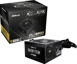 asrock-cl-650g-challenger-modul-zasilaczy-650-w-20-4-pin-atx-atx-czarny