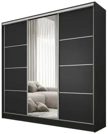szafa-przesuwna-z-lustrem-250-cm-best-czarna-garderoba-do-sypialni