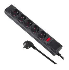 maclean-mce219-rozgaleziacz-15-m-5-x-gniazdo-sieciowe-wewnetrzna-czarny