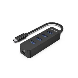 unitek-uhub-q4-usb-3-2-gen-1-3-1-gen-1-type-c-5000-mbit-s-czarny