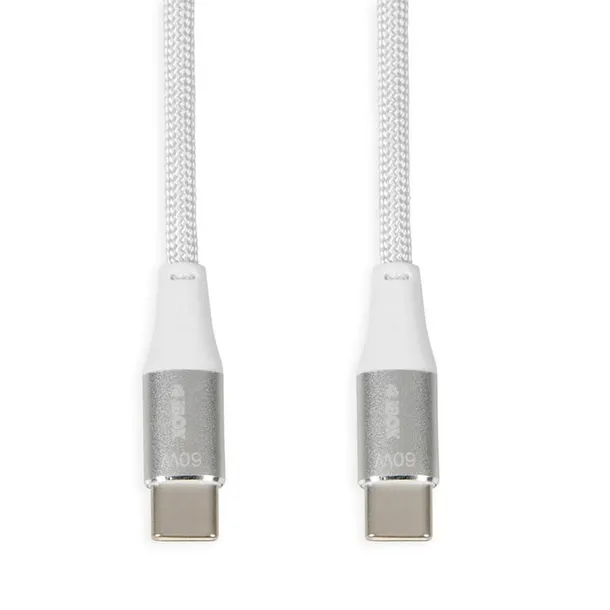 ibox-ikutc1w-kabel-usb-usb-2-0-1-m-usb-c-bialy