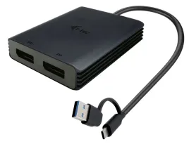 i-tec-cadual4kdp-adapter-kablowy-027-m-usb-type-a-usb-type-c-2-x-displa