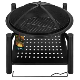 palenisko-ogrodowe-stalowe-grill-z-rusztem-misa-ognisko-drewutnia-57x58x56