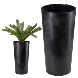doniczka-wysoka-donica-do-salonu-na-kwiaty-slim-czarna-nowoczesna-wklad-eko