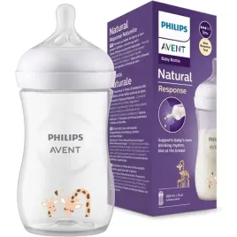 avent-butelka-antykolkowa-natural-response-260-ml-smoczek-zyrafa