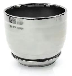 doniczka-ceramiczna-z-podstawka-na-kwiaty-16-cm-srebrna-ozdobna