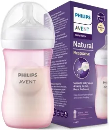 avent-butelka-antykolkowa-natural-response-260-ml-smoczek-rozowa