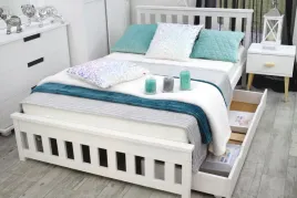 lozko-podwojne-drewniane-iga-120x200-biale-materac-stelaz-gratis