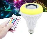 glosnik-bluetooth-zarowka-e27-led-rgb-disco-pilot-waga-z-opakowaniem-0-15-kg-stan-nowy
