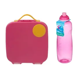 lunchbox-b-box-strawberry-bidon-helix-sistema-roz