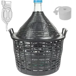 dymion-balon-gasior-szklany-do-wina-20l-dama-w-koszu-z-korkiem-i-rurka