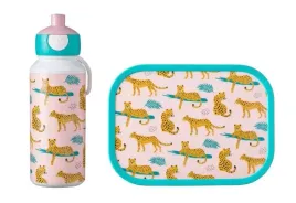 mepal-campus-leopard-zestaw-sniadaniowka-i-butelka