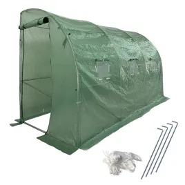 tunel-szklarniowy-przyscienny-3x15m-premium-45-m2-zielony-rurki-25-mm