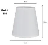 abazur-maly-stozek-bialy-e14-12cm-stan-nowy