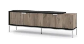 szafka-rtv-toledo-190-cm-4d-dab-flagstaff-czarny-mat-srebrna-rama