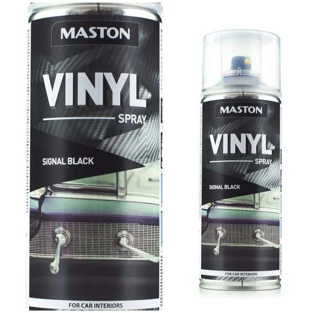 MASTON VINYL SPRAY CZARNY DO MALOWANIA SKÓRY 400ml