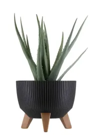 doniczka-donica-oslonka-misa-na-nozkach-wklad-na-kwiaty-ziola-czarna-24cm