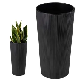 wysoka-donica-wklad-do-domu-ogrodu-czarna-slim-oslonka-46cm-palmowka-loft