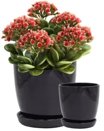 oslonka-ceramiczna-z-podstawka-na-kwiaty-ozdobna-czarna-18-cm