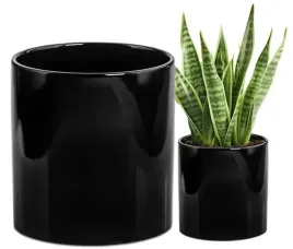 oslonka-ceramiczna-na-kwiaty-czarna-ozdobna-walec-23-cm