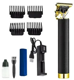 zlota-maszynka-do-strzyzenia-z-trymerem-nasadki-ladownie-usb-metalowa