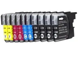 10x-tusze-do-brother-lc985-mfc-j265w-mfc-j410-xl